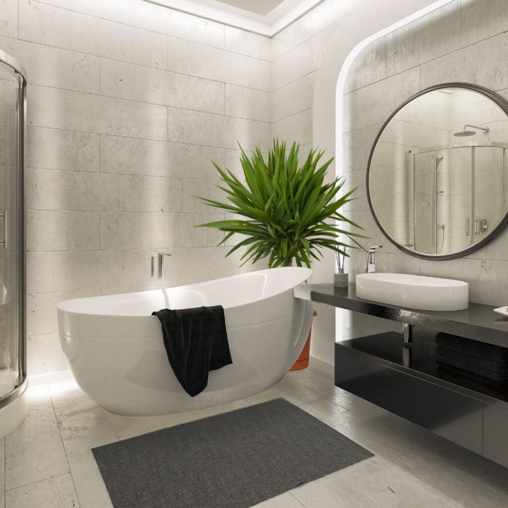 yucca bathroom plant