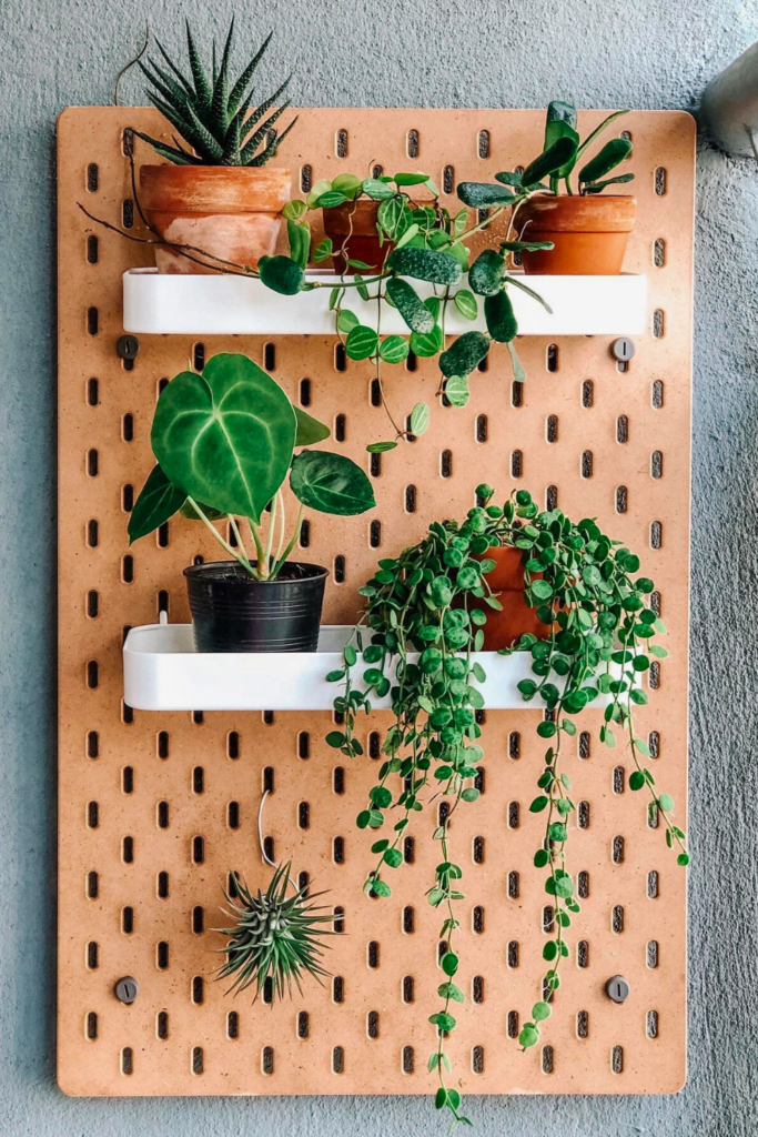 String of Nickels for bedroom wall