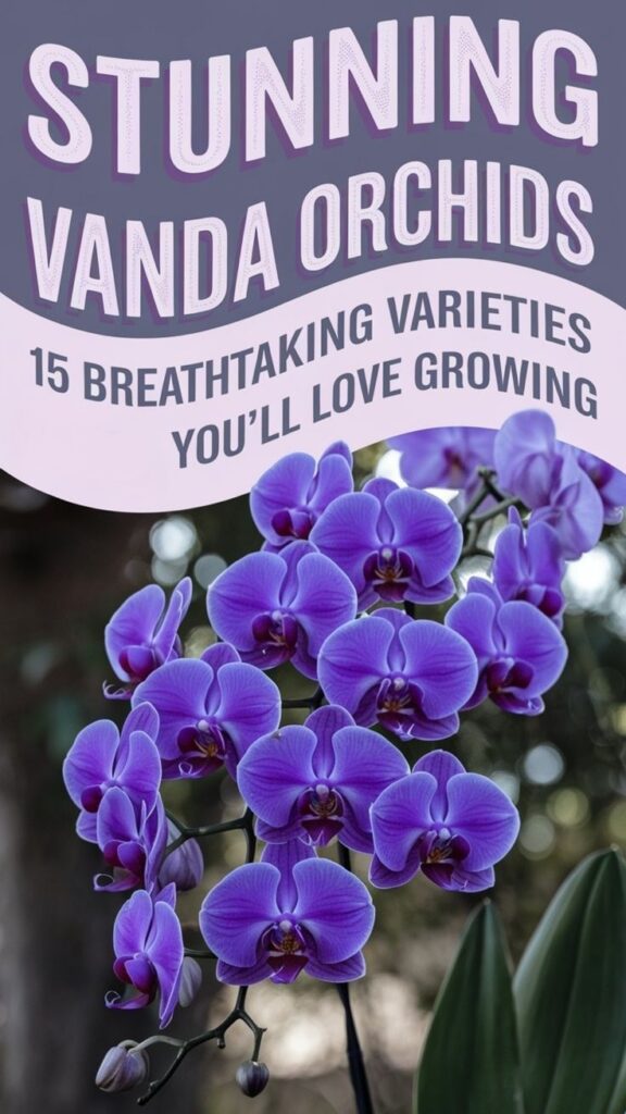 types of vanda orchids