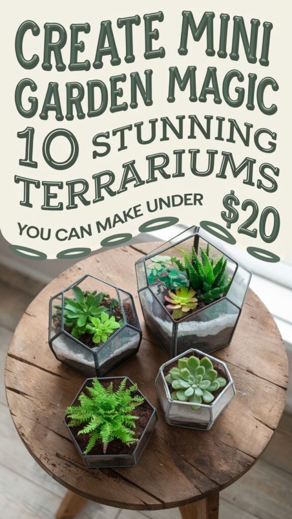 DIY terrarium ideas for beginners