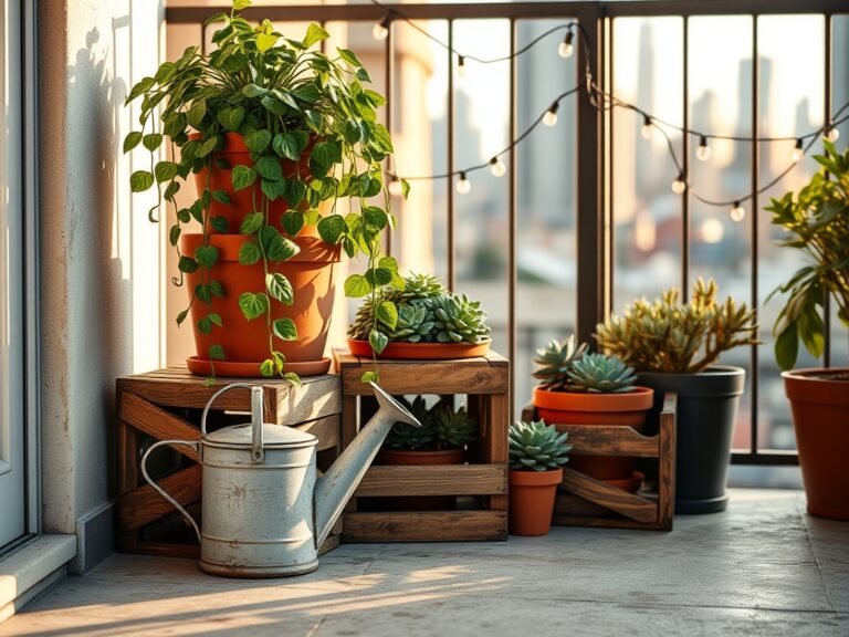 affordable small balcony plant ideas