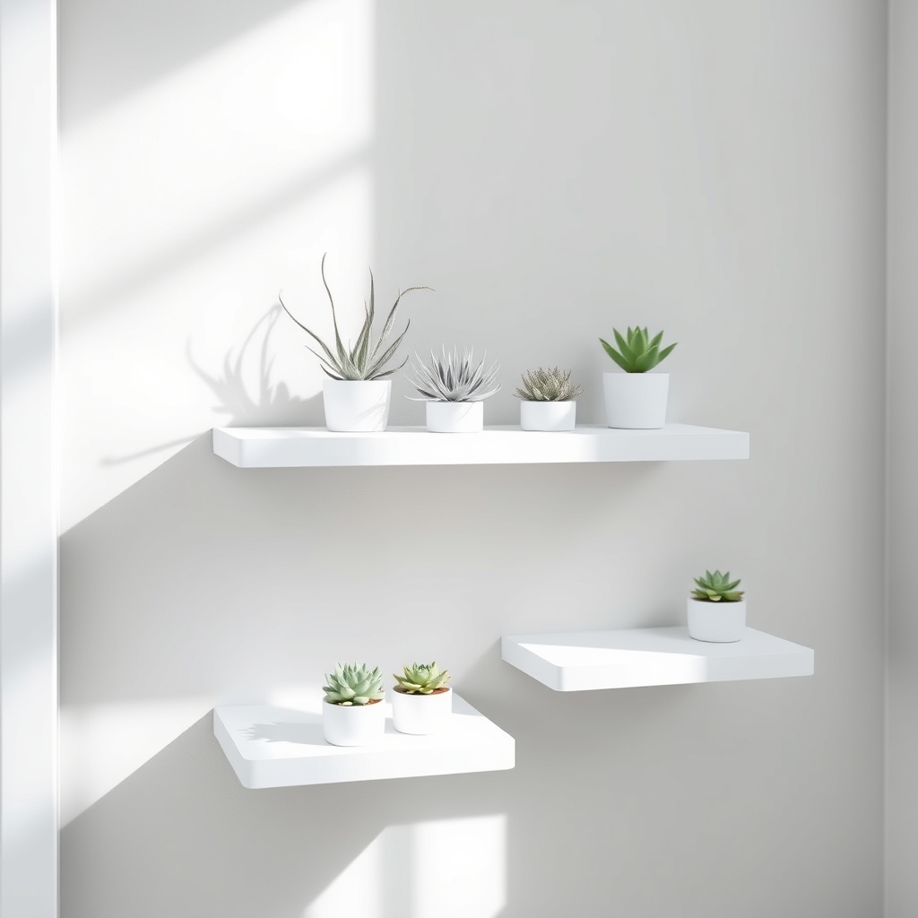 air plant display shelves