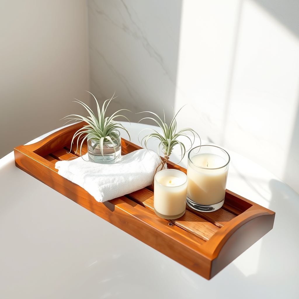 air plants bath caddy