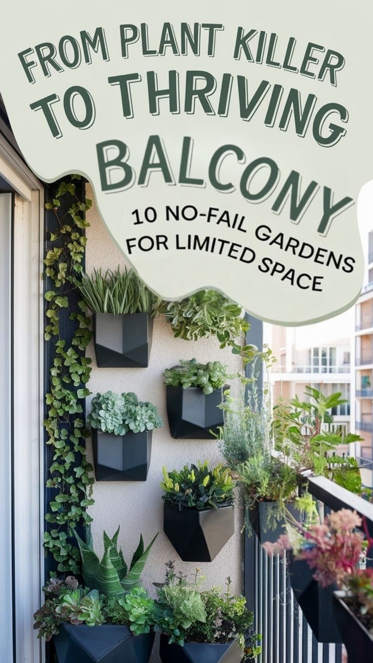 10 Apartment Balcony Gardens That Are Perfect for Newbies | Houseplant ...