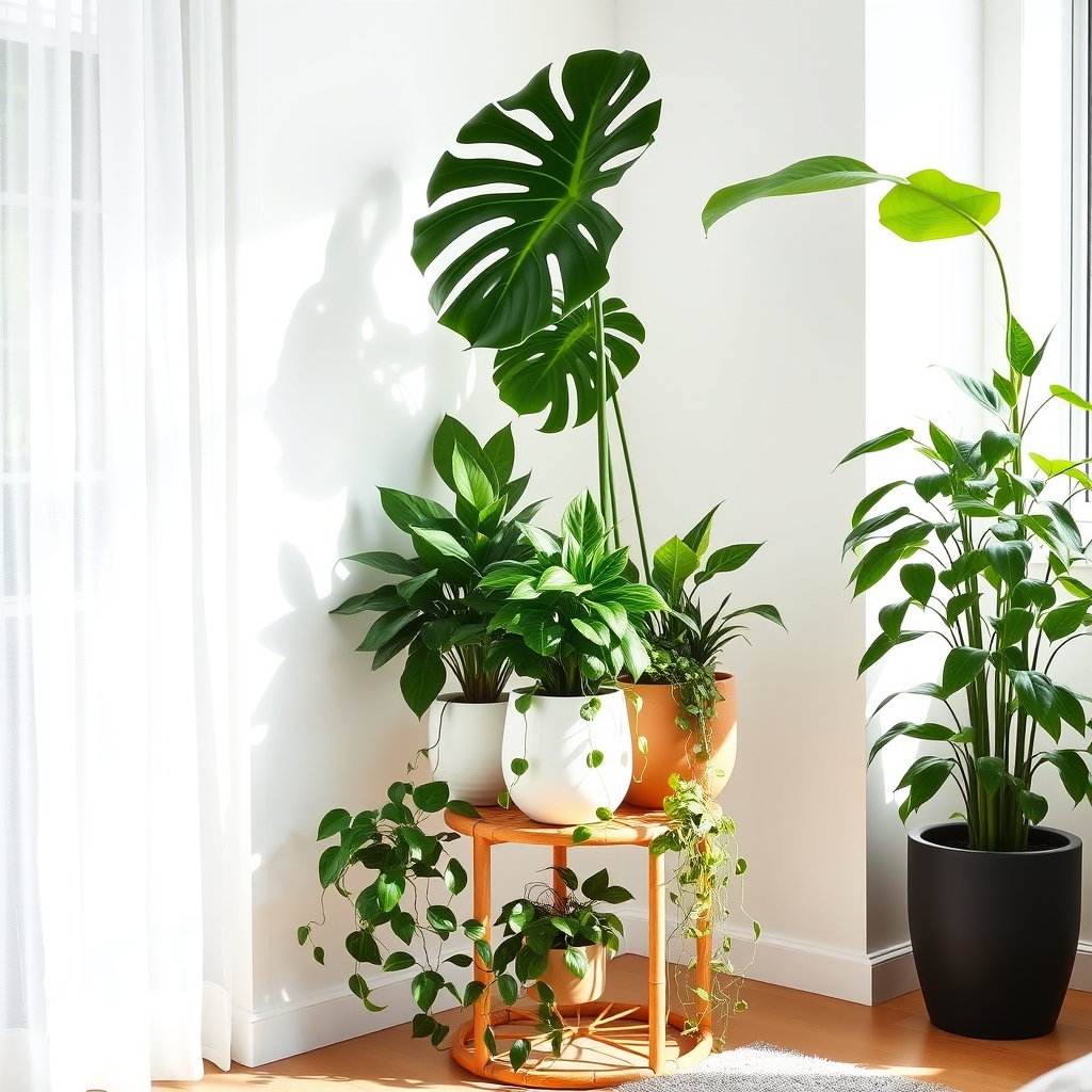 arrange plants for aesthetics