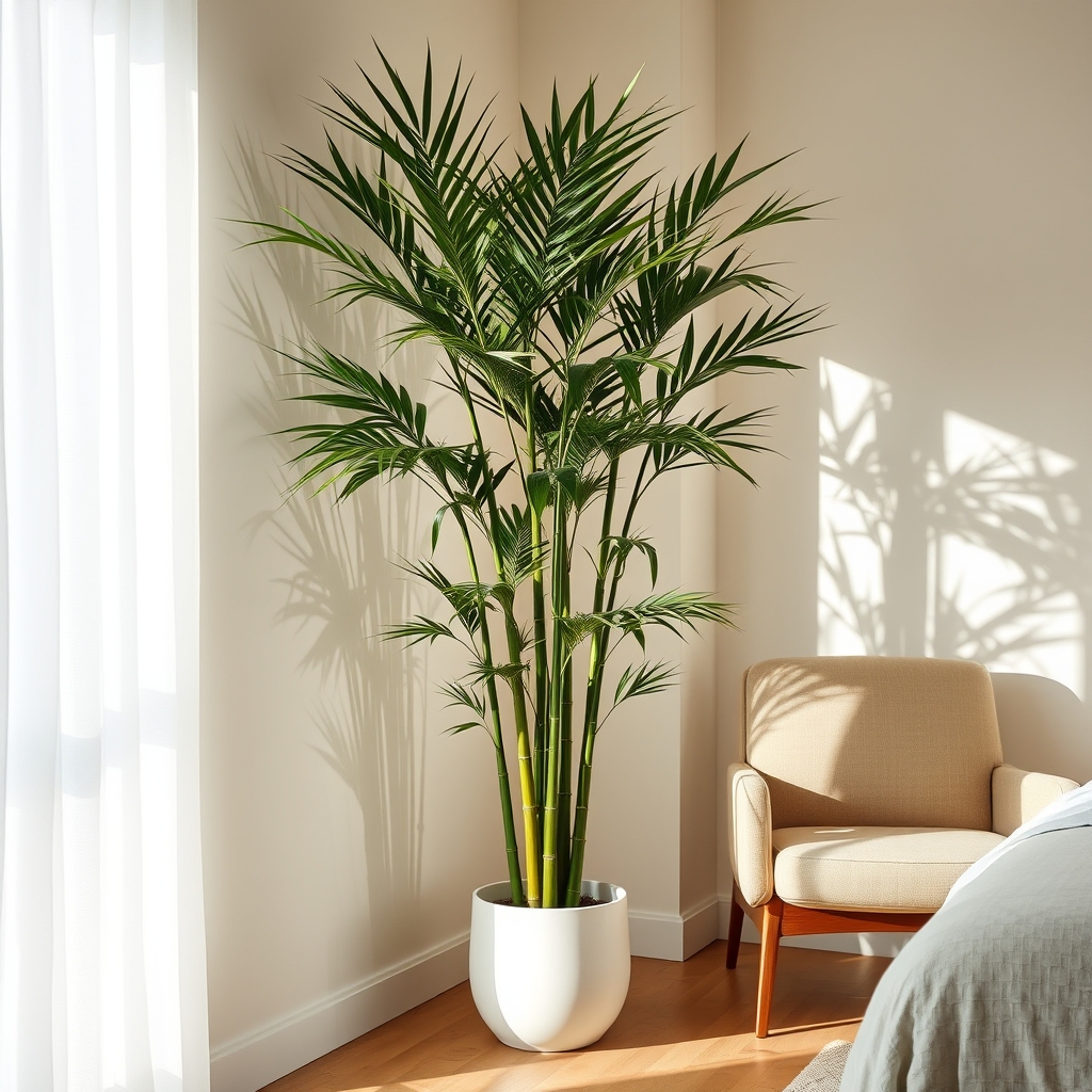 bamboo palm tranquil corner