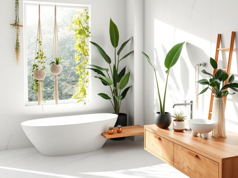 bathroom plant decor ideas