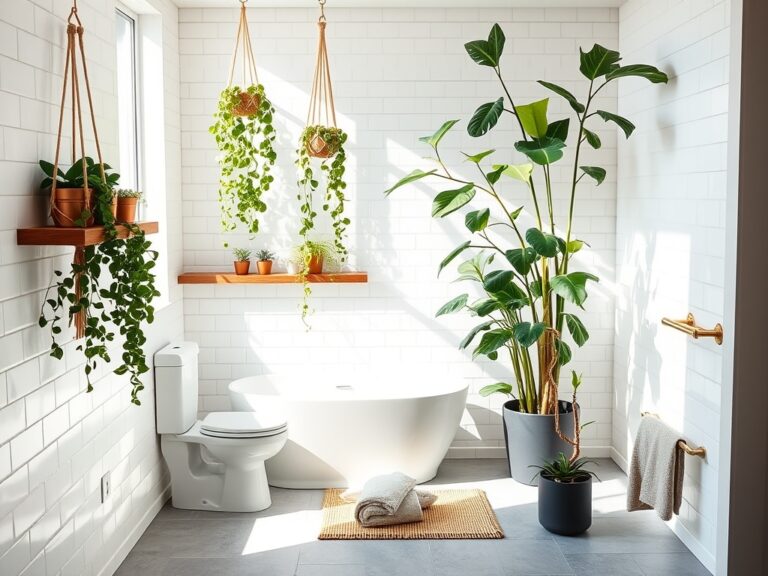 bathroom plant styling tips