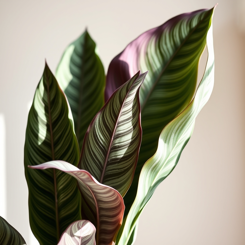 beautiful patterned leaf movement