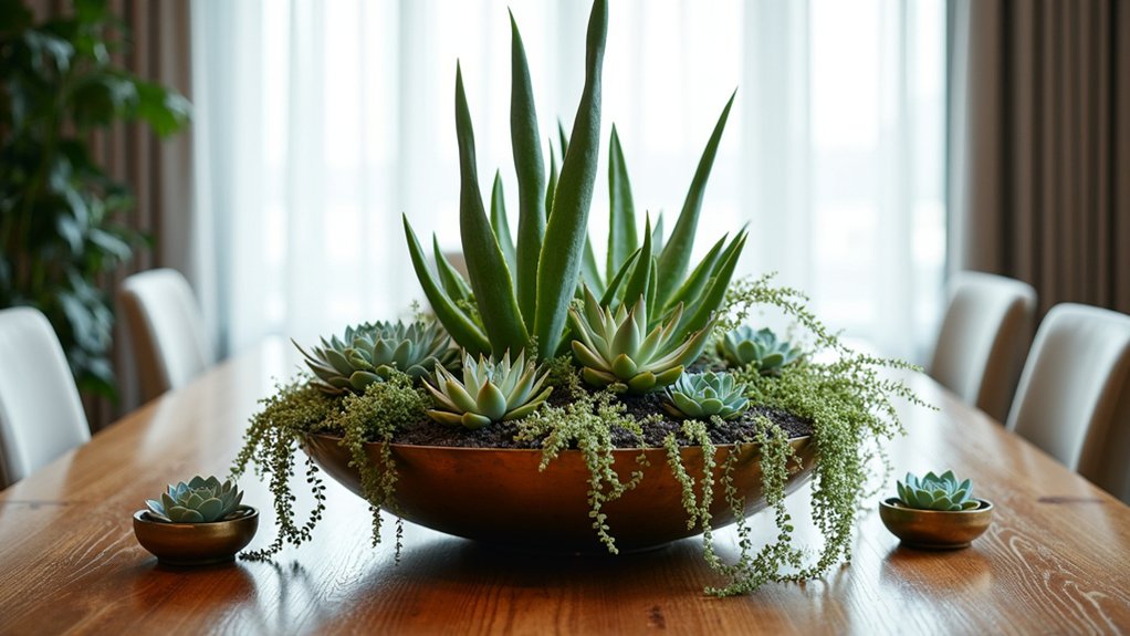 botanical table centerpieces arrangement