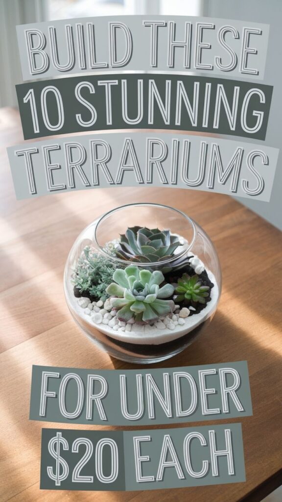 budget friendly terrarium ideas