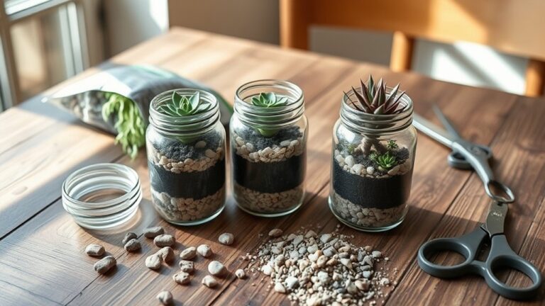 budget friendly mini terrariums