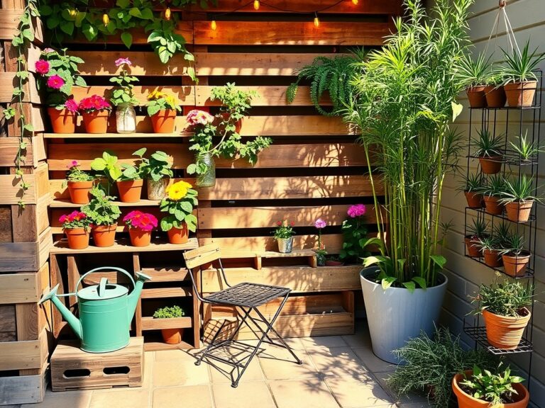 budget friendly small garden paradise