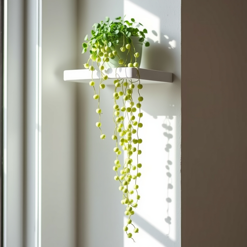 cascading beauty for shelves
