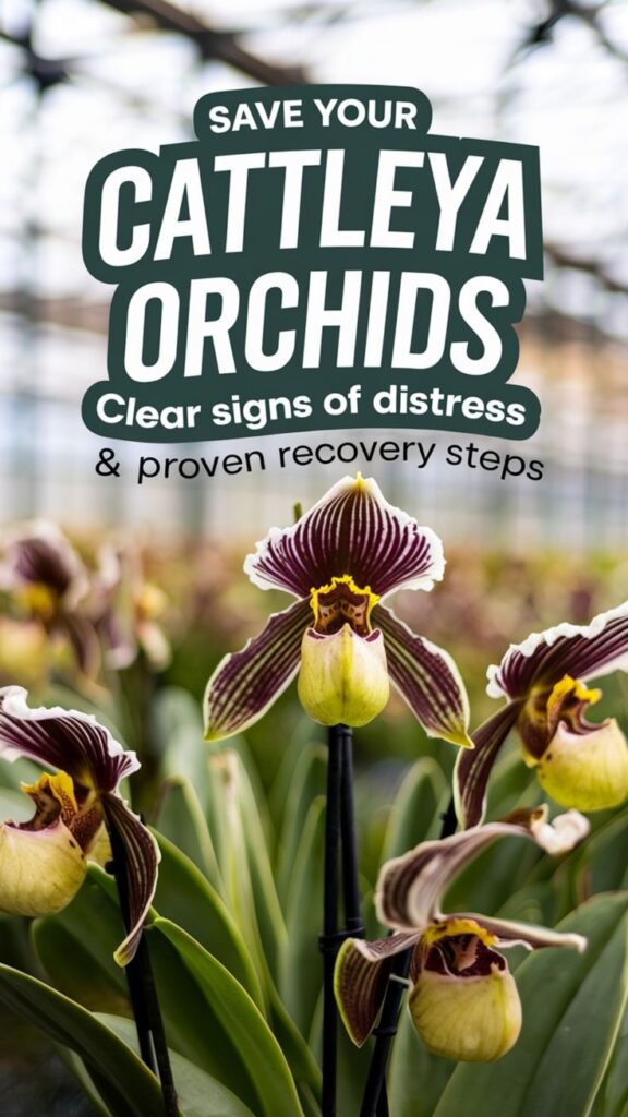 cattleya orchids stress