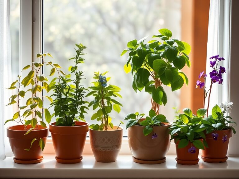 charming green kitchen plants