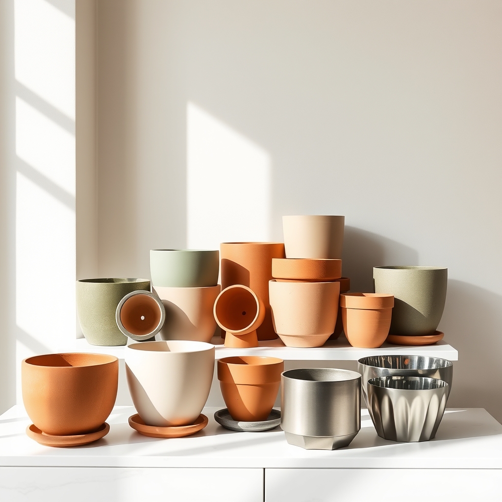 choose appropriate planting containers
