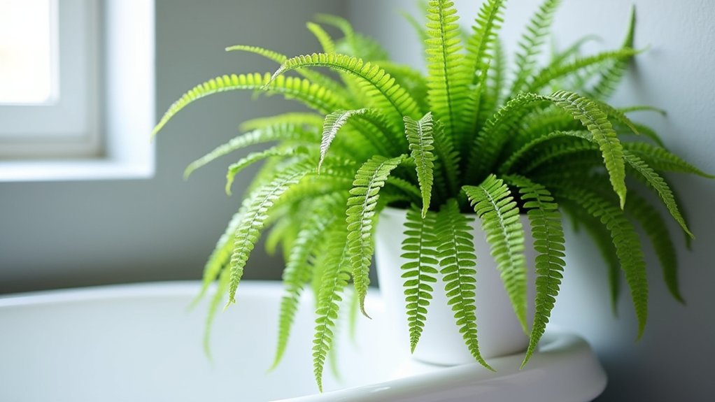 classic bathroom plant choice