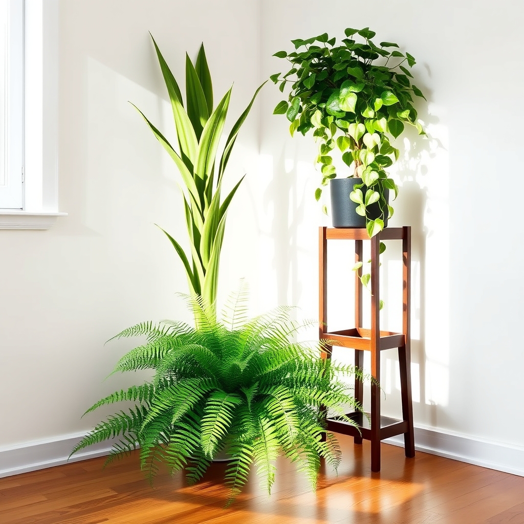 compact plant corner designs
