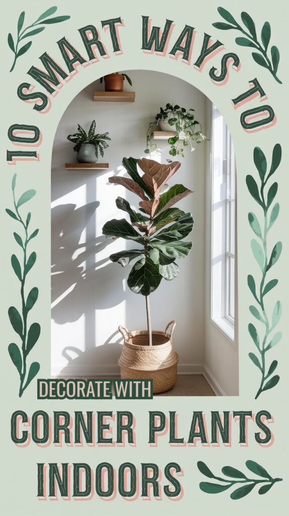 corner plants indoor decor 1