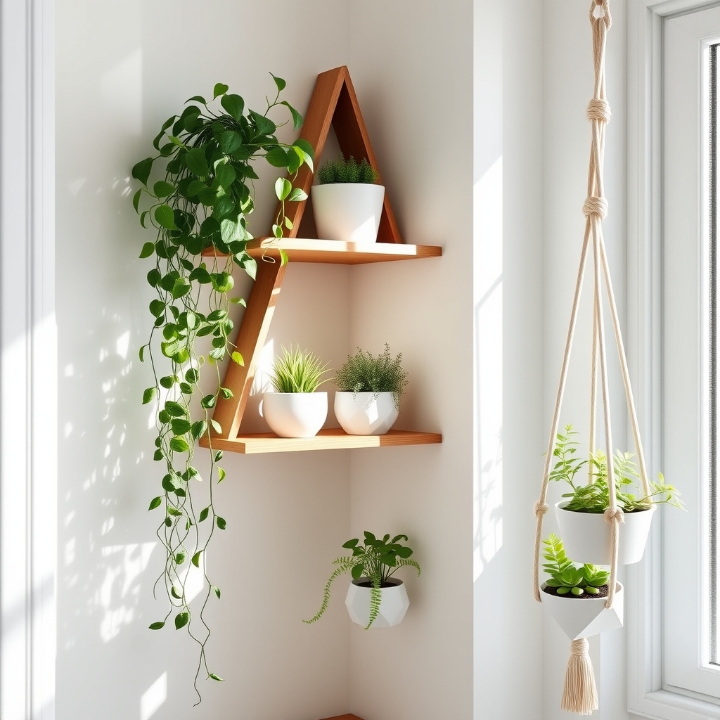 corner plant display ideas