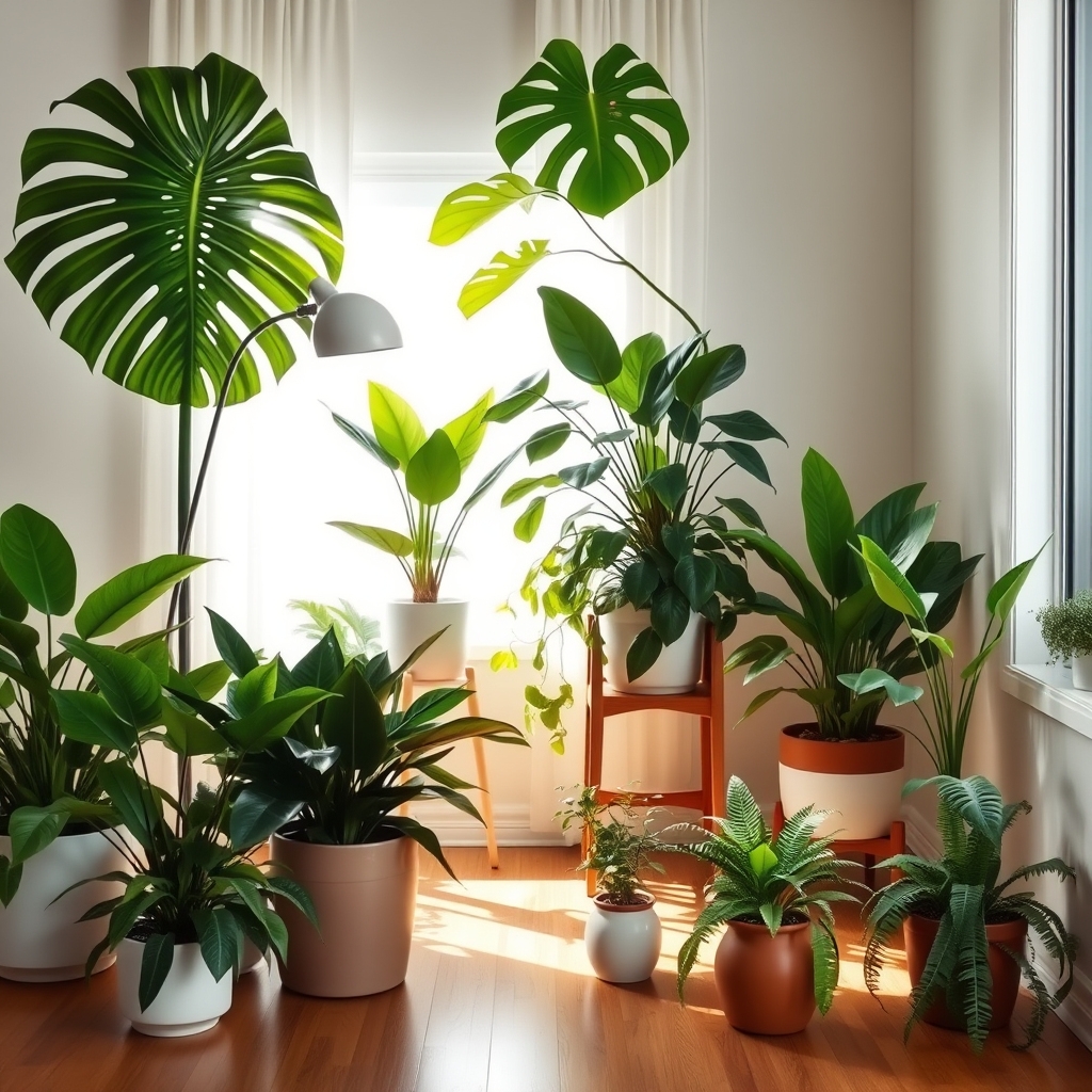 create layered plant displays