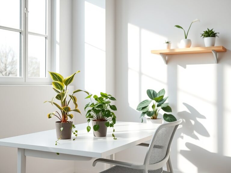 creative ambiance with plants