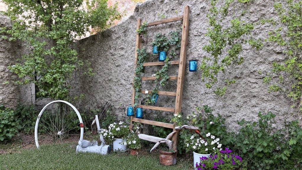 creative garden item repurposing
