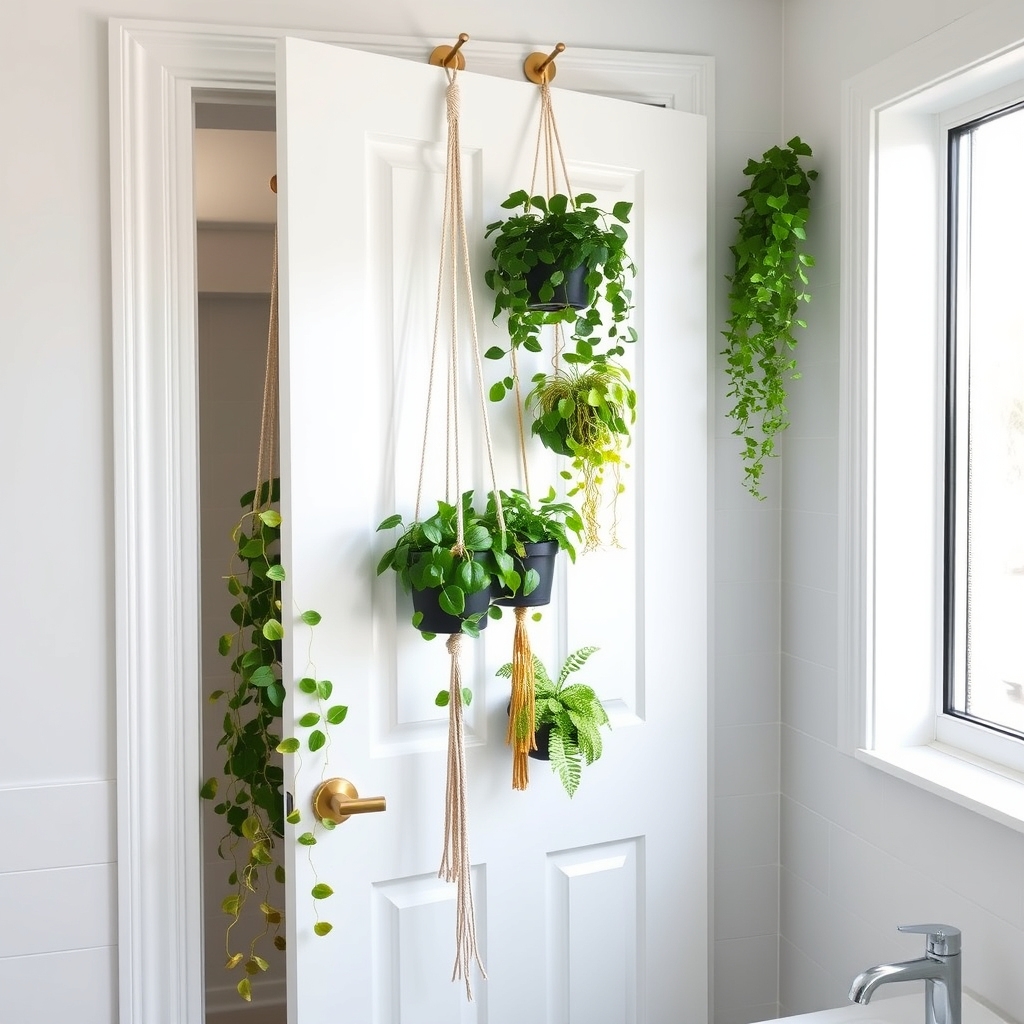 creative indoor plant display