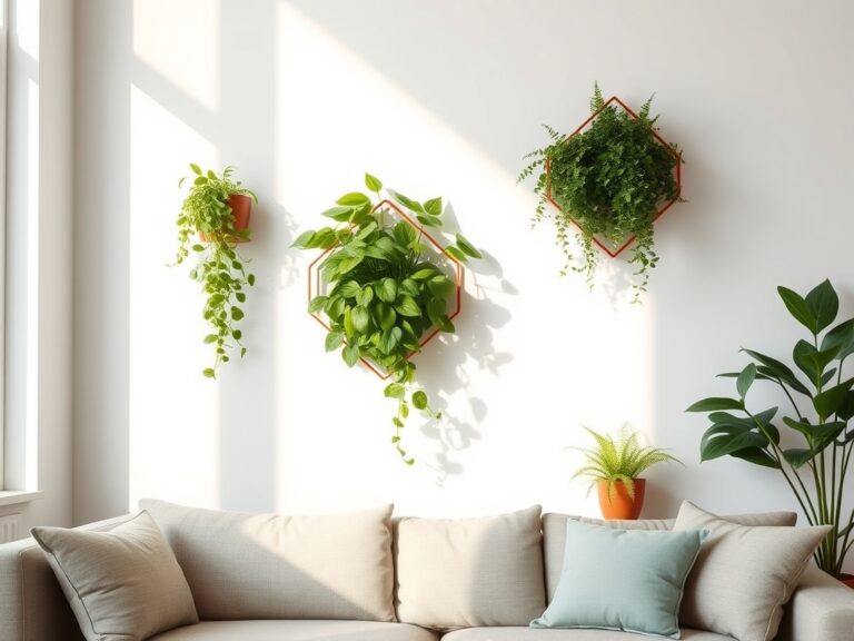 creative plant wall decor