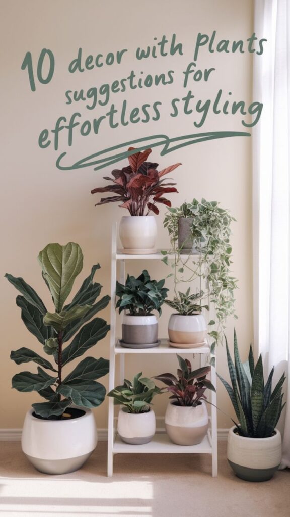 decor with plants styling