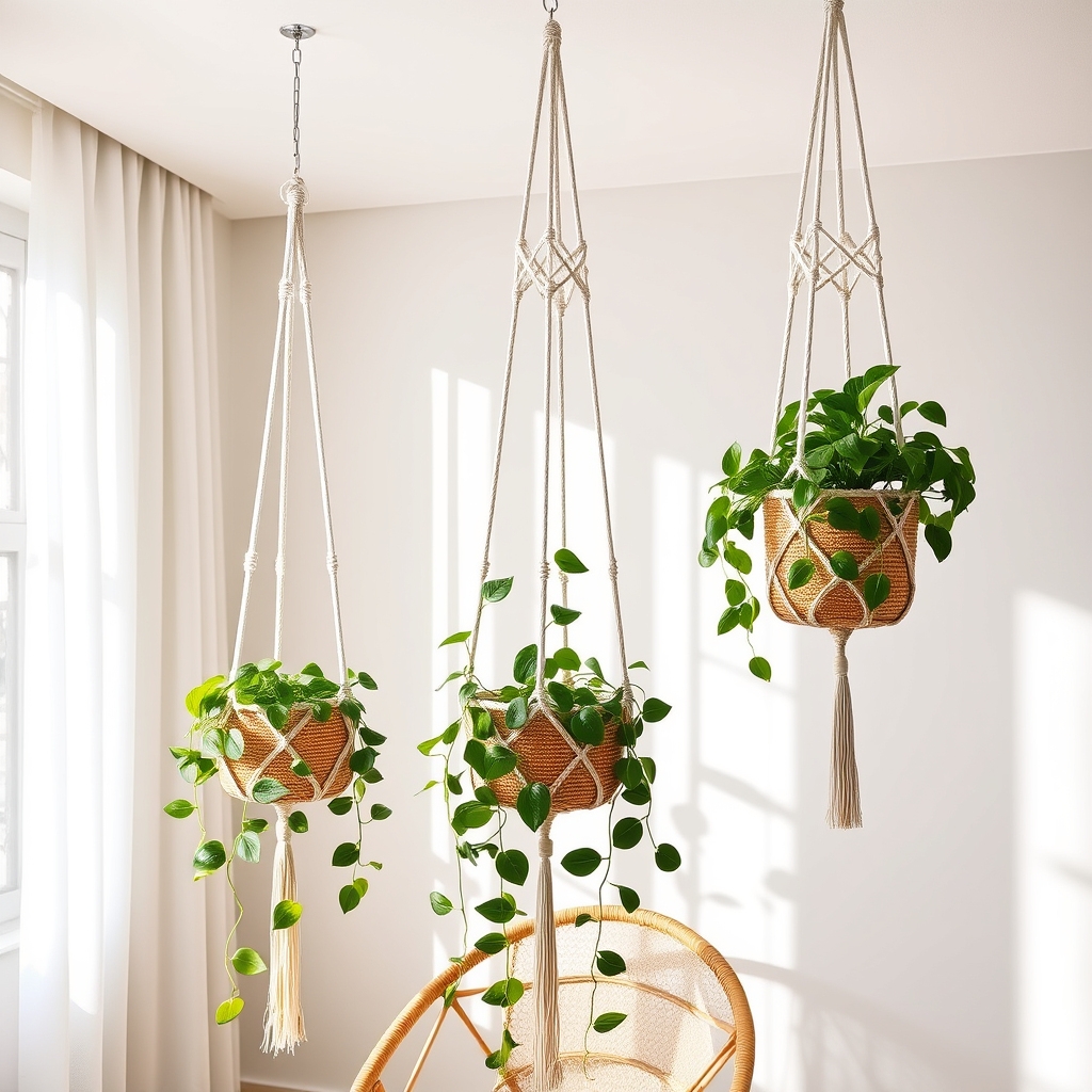 decorative plant hanging solutions