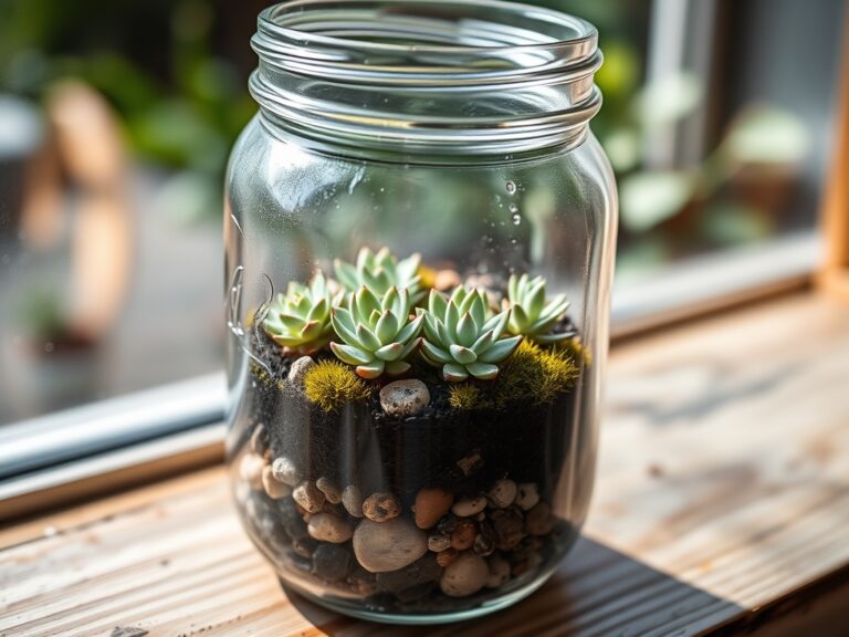 easy diy jar terrariums