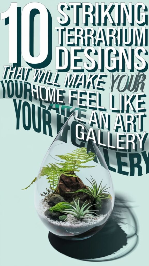 elegant beautiful terrariums