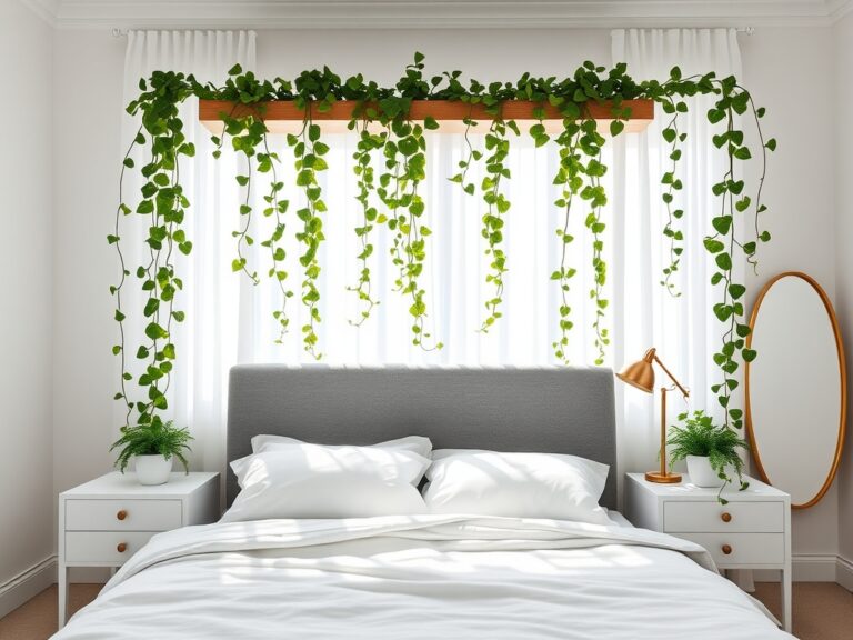 elegant bedroom vine ideas