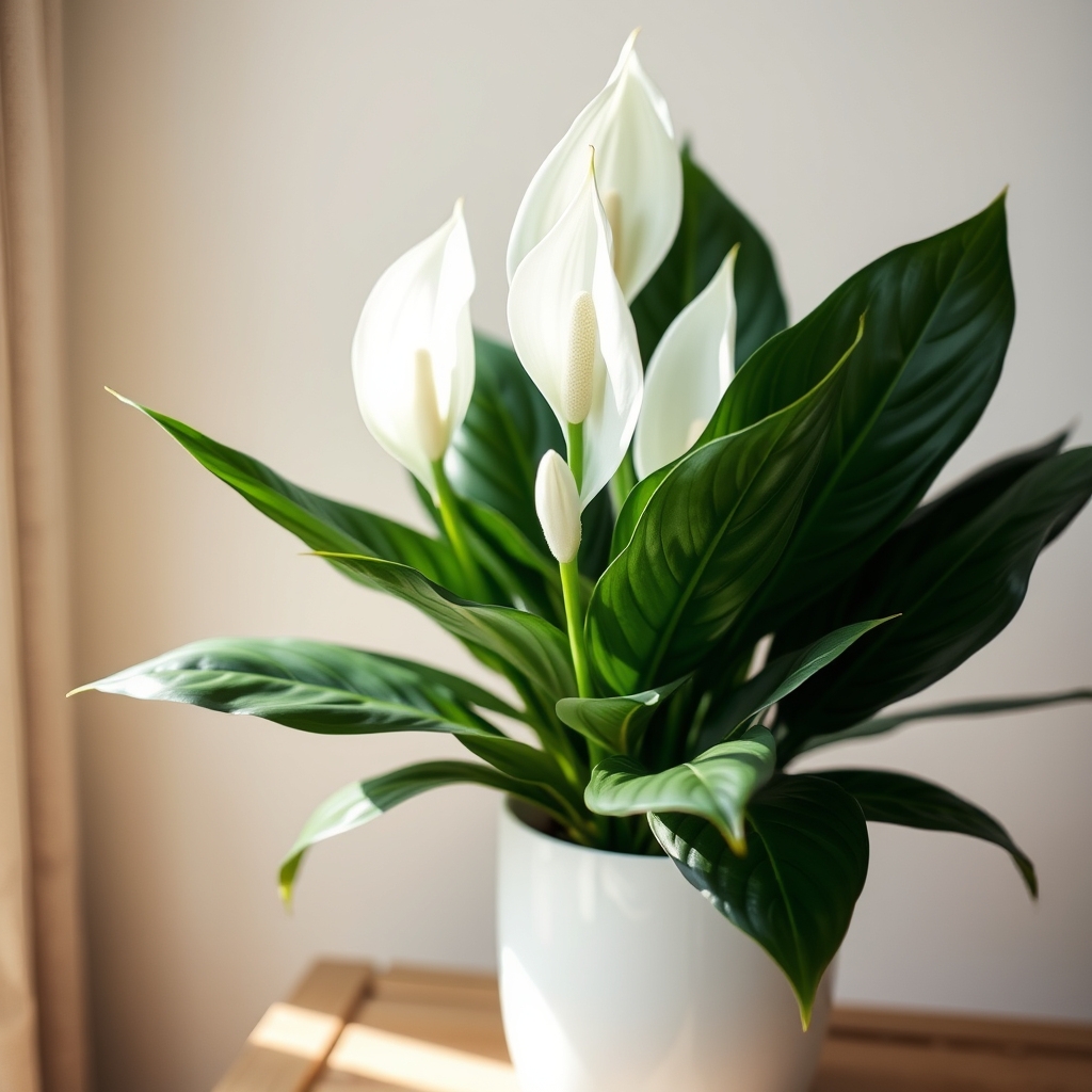 elegant white blooms serenity