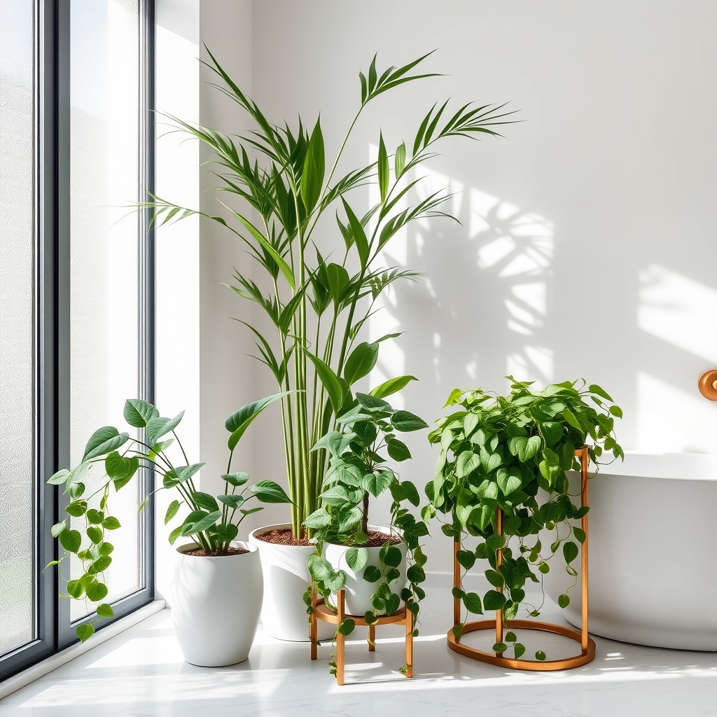 eye catching corner plant arrangements