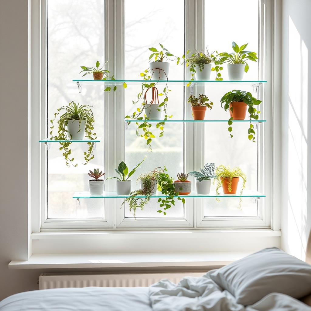 floating garden window setup