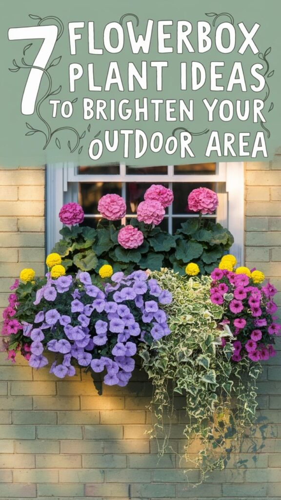 flowerbox plant ideas