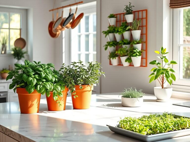 functional decorative kitchen plants