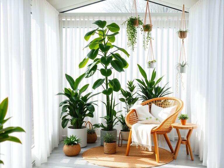 gorgeous plants for sunroom