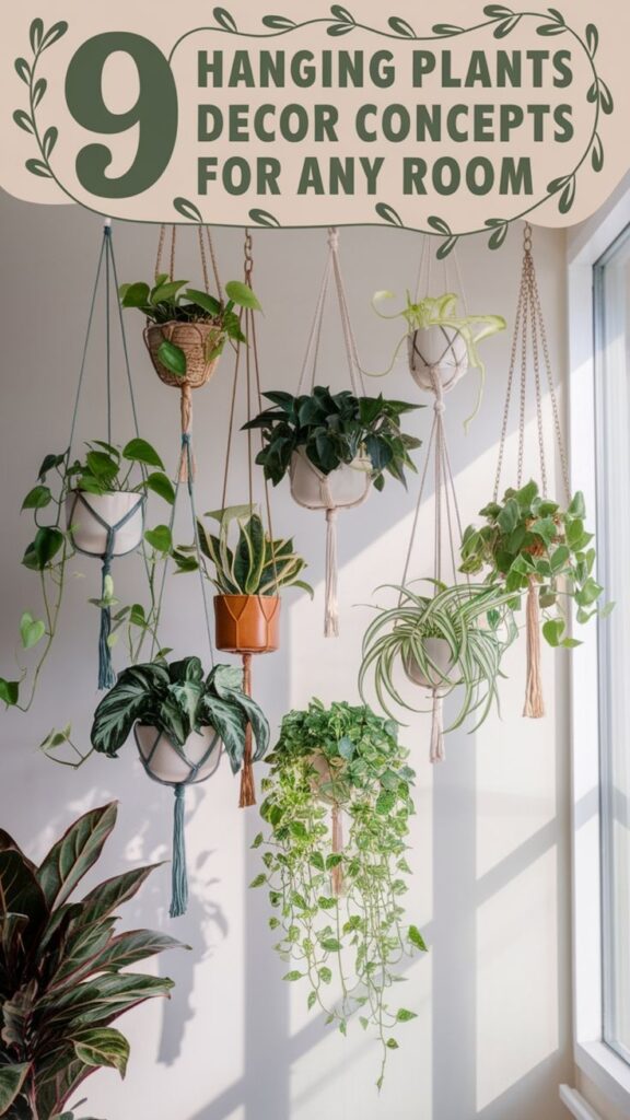 hanging plants decor