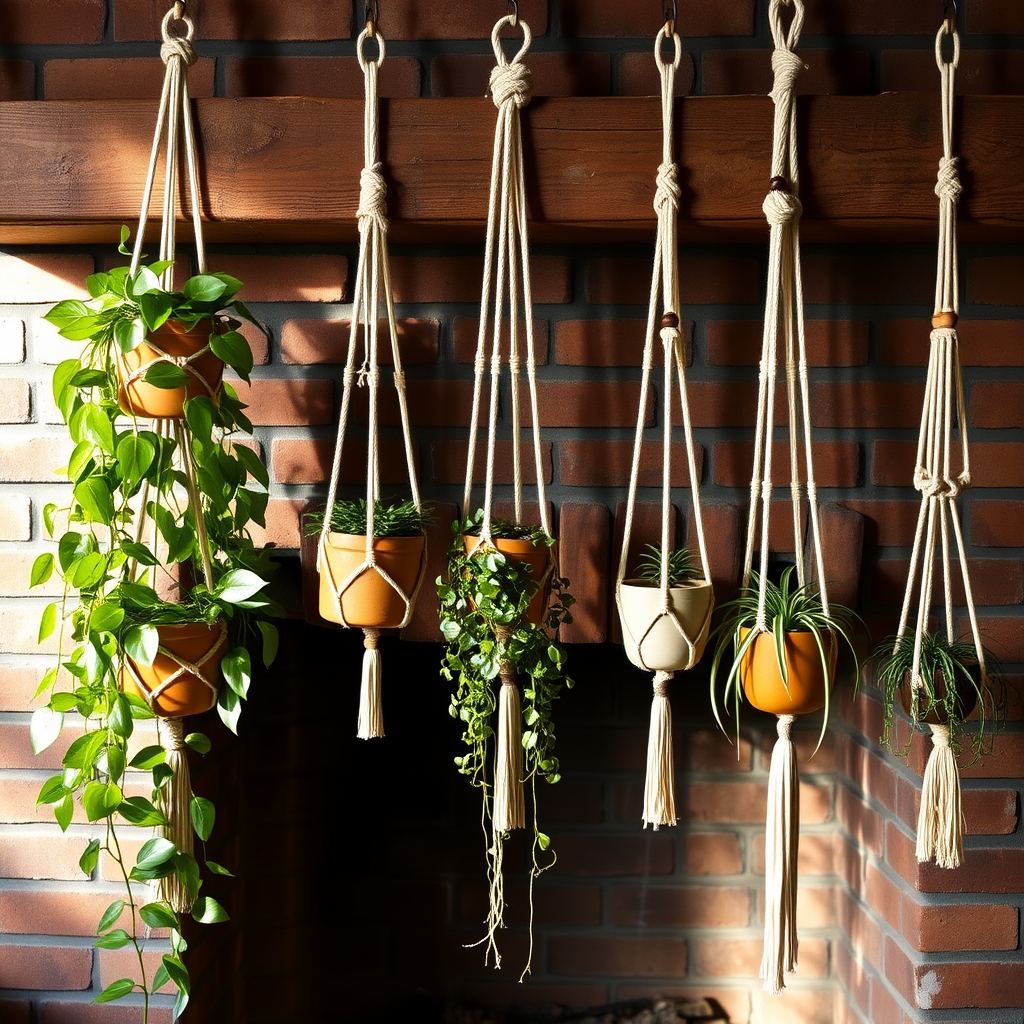 hanging plants for decor