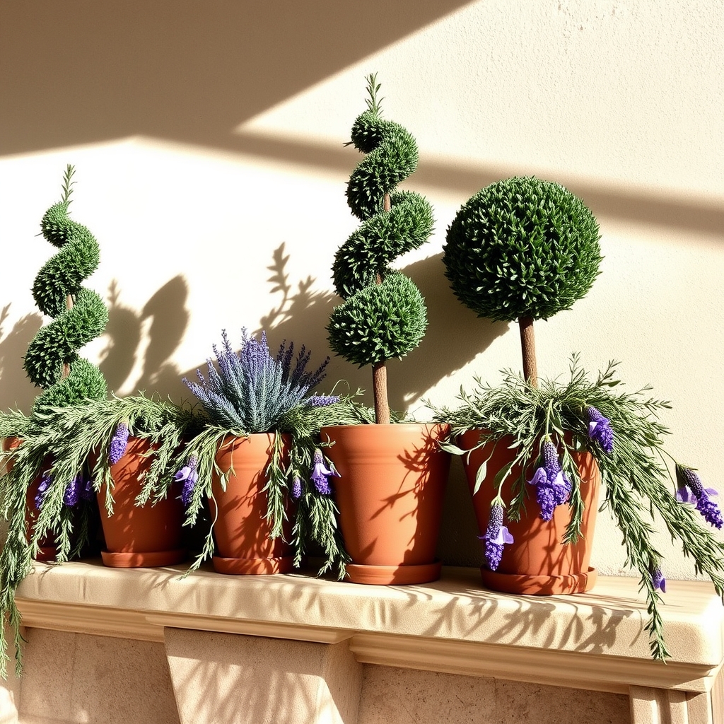 herbs and decorative plants