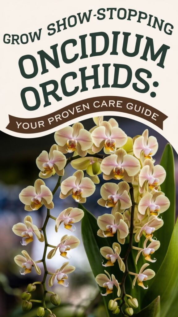 how to maintain oncidium orchids 1
