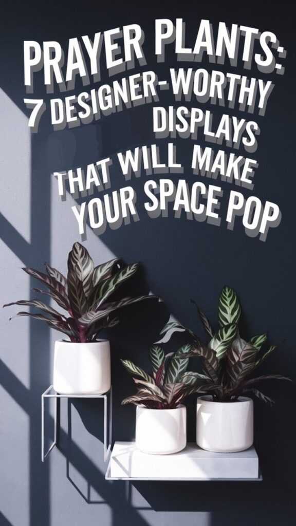 how to style prayer plants