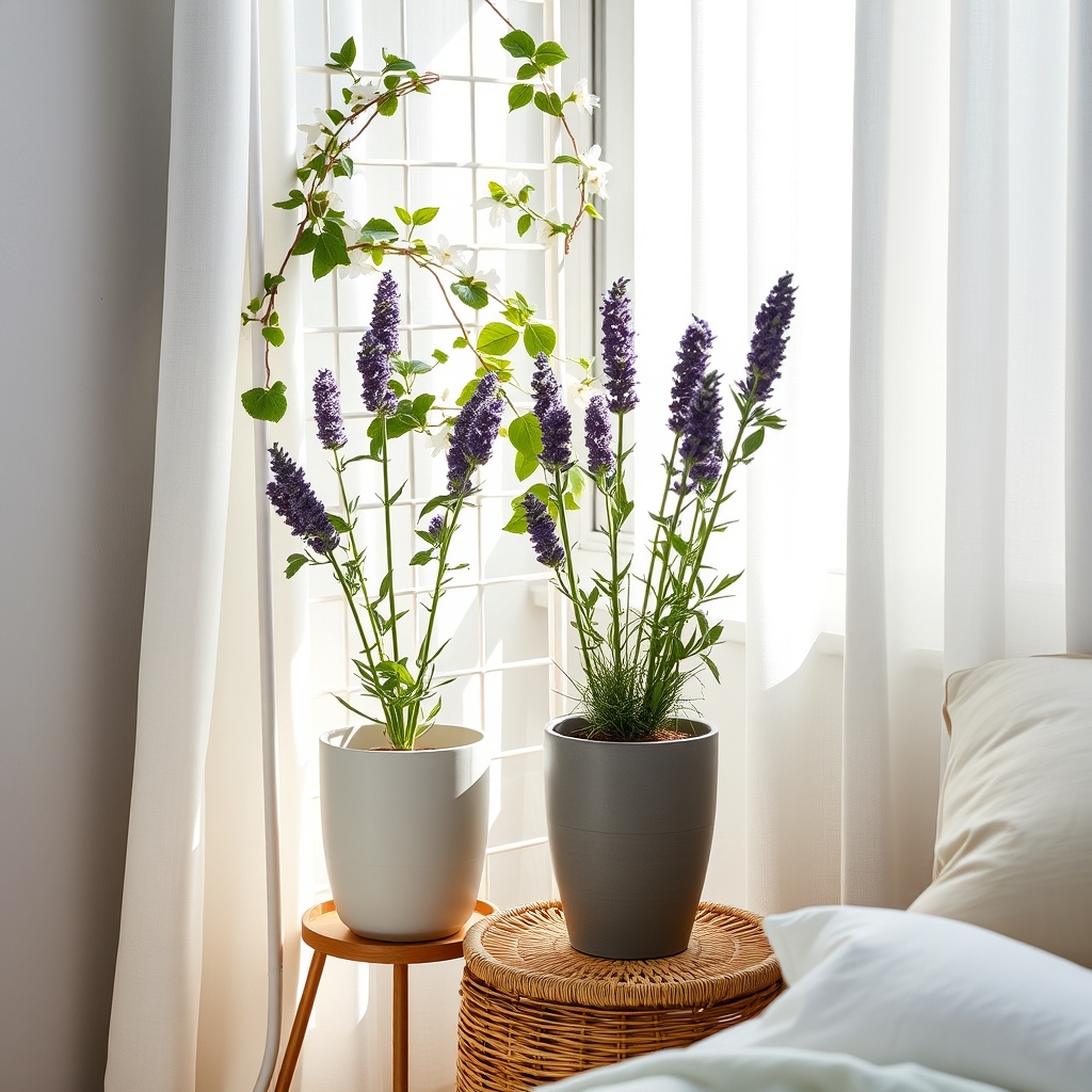 lavender and jasmine decor