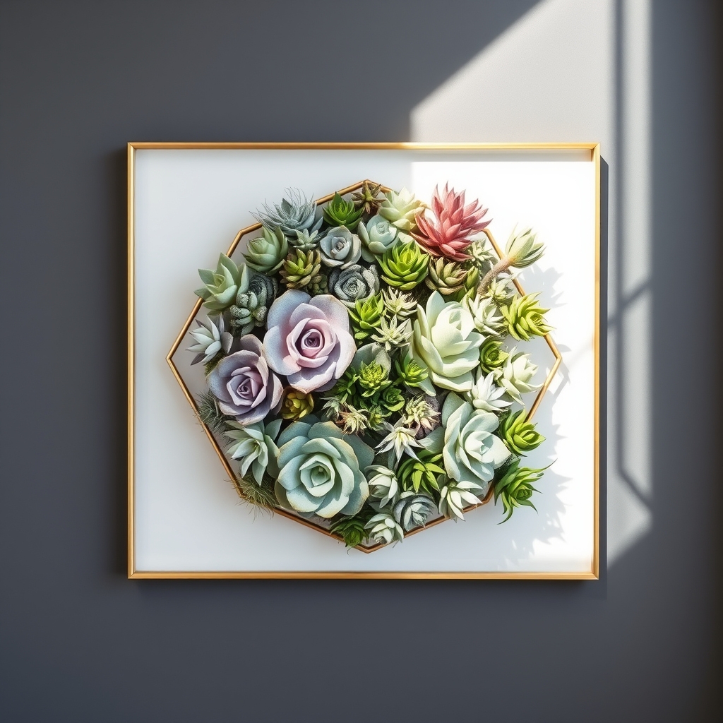 living plant wall decoration