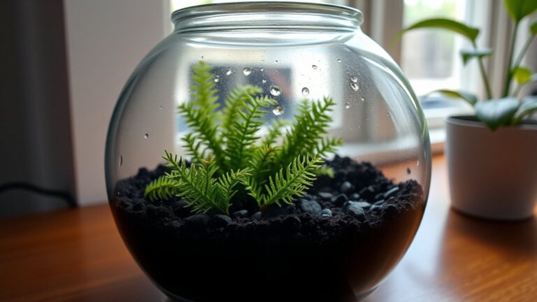 low maintenance closed terrariums