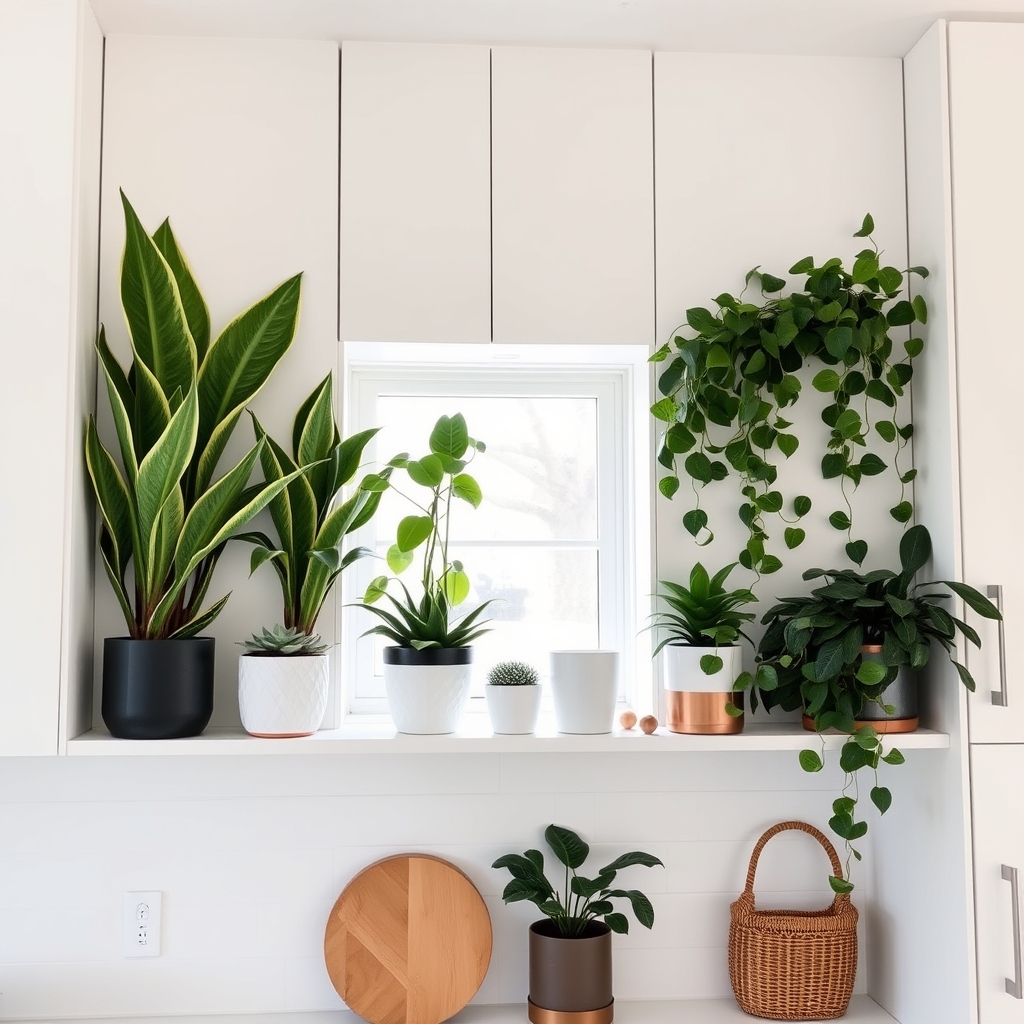 low maintenance plant decor